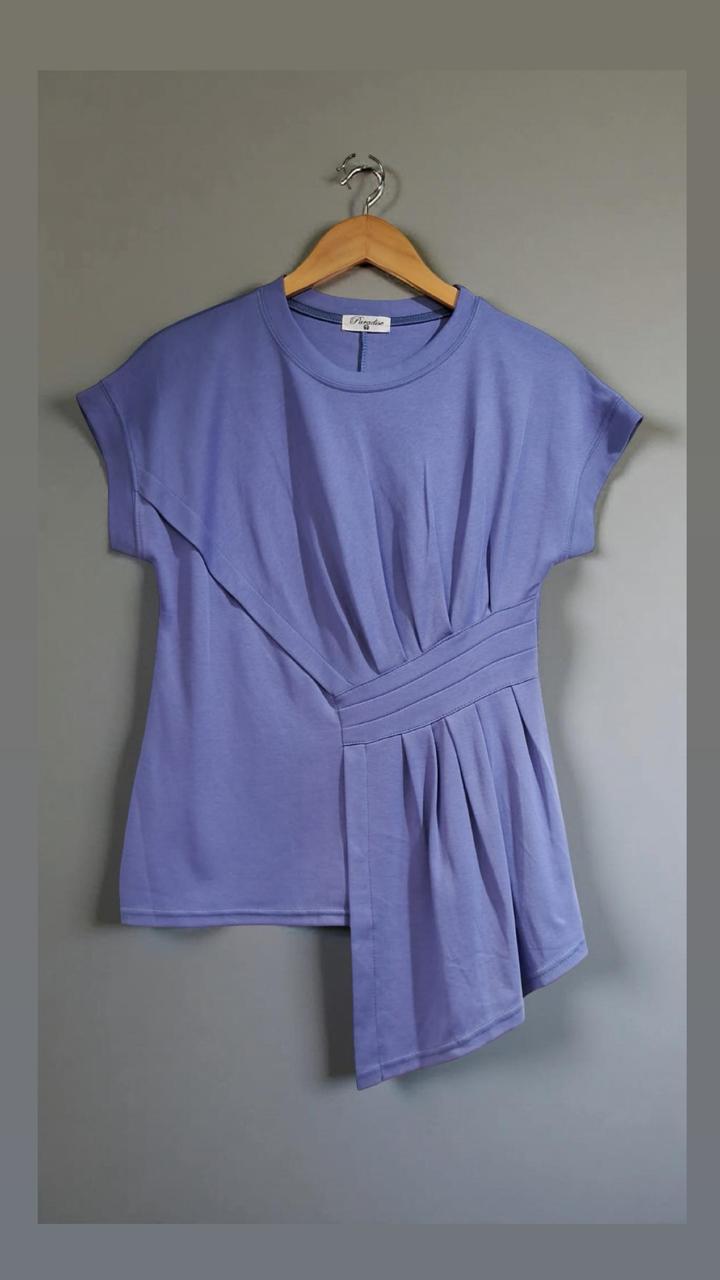 Lavender Draped Top
