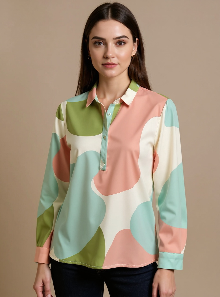Pastel Mosaic Shirt
